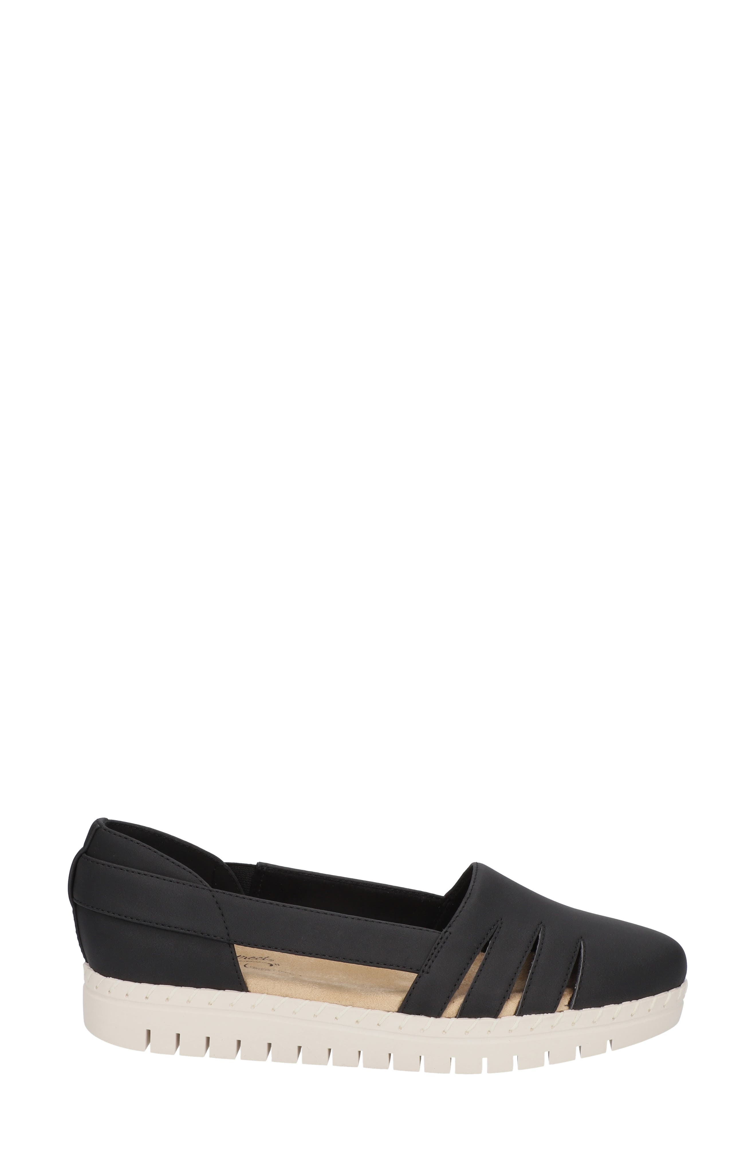 EASY STREET Bugsy Platform Sandal - Wide Width & Extra Wide Width Available, Alternate, color, Black