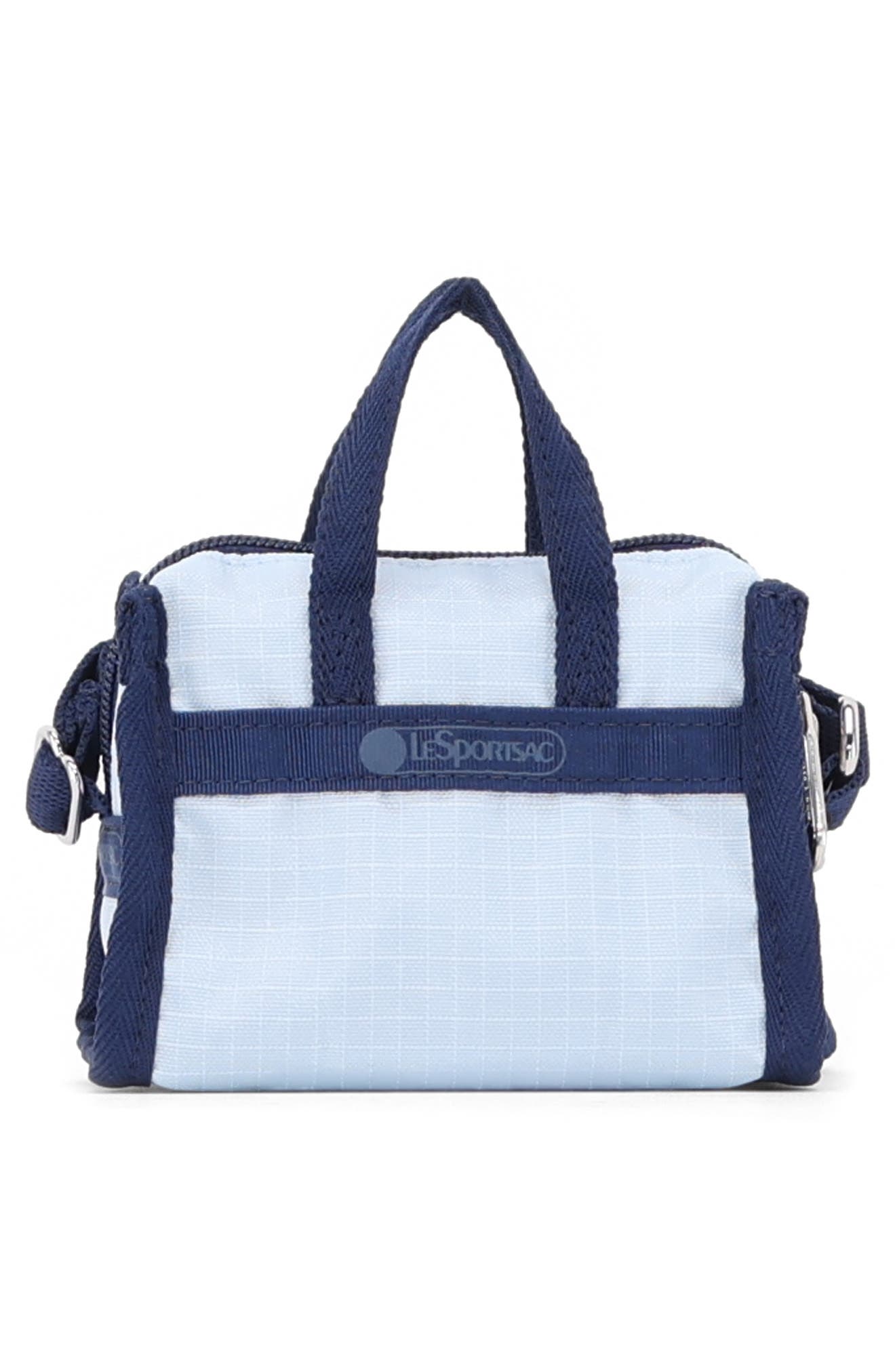Micro Crossbody Bag, Alternate, color, ICE BLUE/ DEEP NAVY