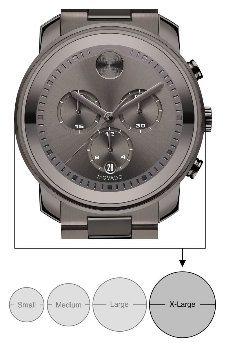 Movado Bold Chronograph Bracelet Watch, 44mm, Alternate, color,