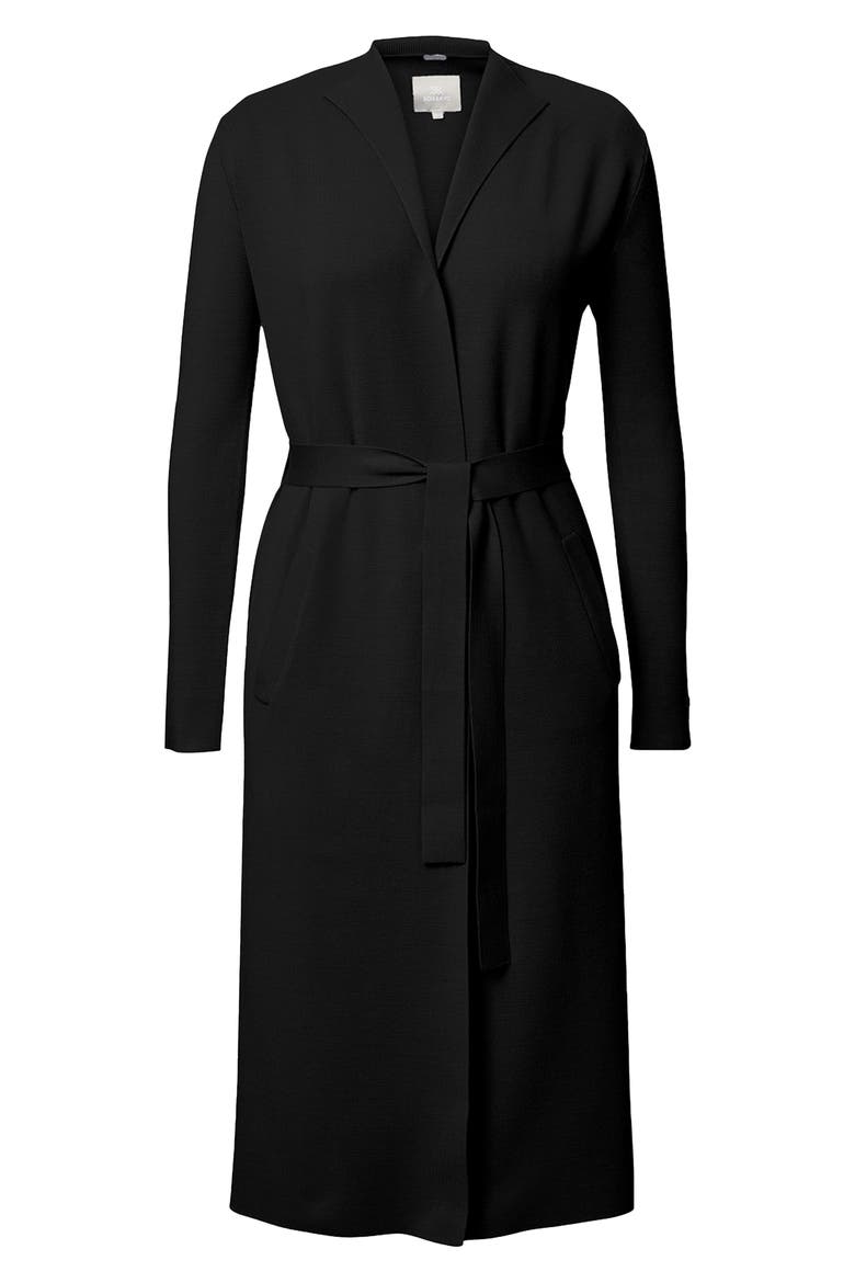 Aliciana Longline Jacket, Alternate, color, BLACK