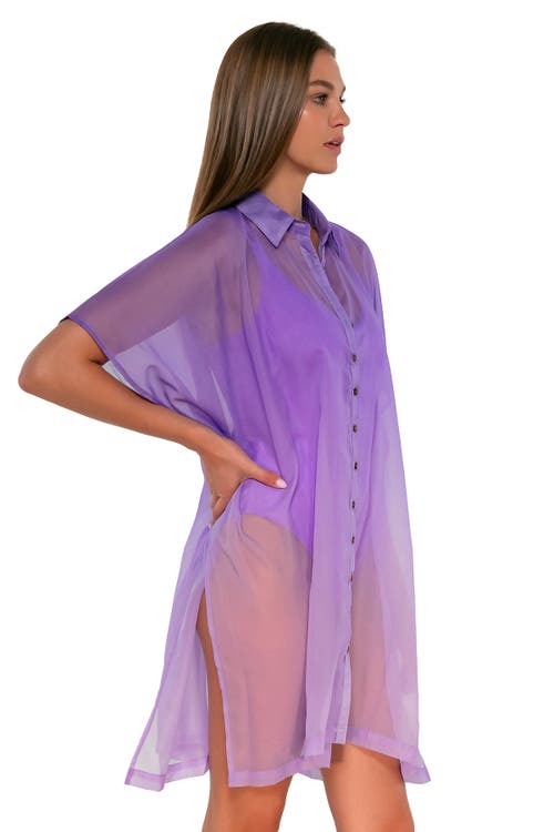 SUNSETS SUNSETS SHORE THING COVER-UP TUNIC