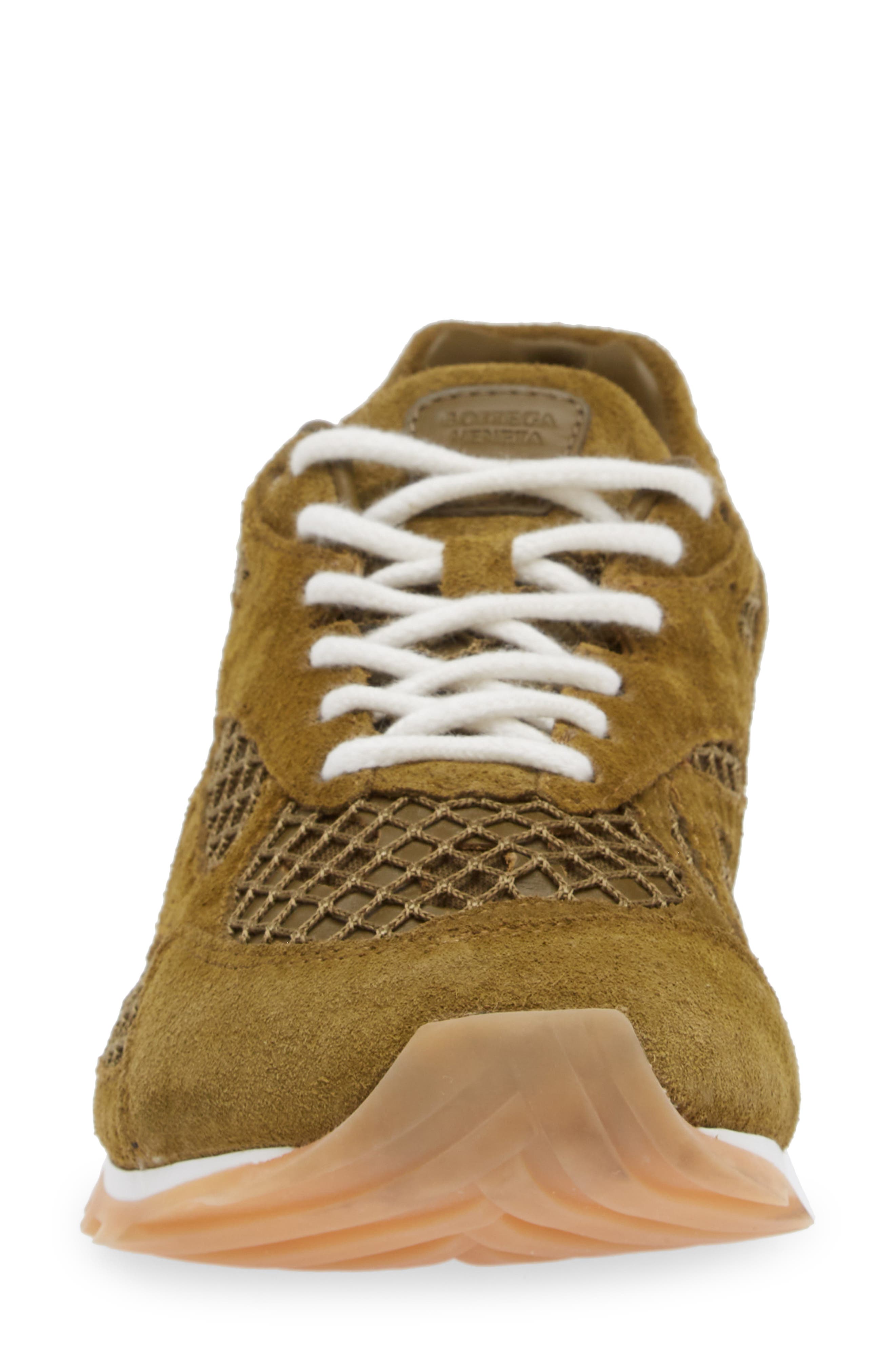 Bottega Veneta Orbit Low Top Sneaker, Alternate, color, Olive Oil