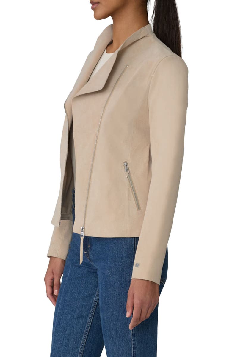 Soia & Kyo Catherine Suede Moto Jacket, Alternate, color, 