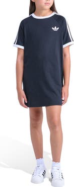adidas Kids' 3-Stripes Ringer T-Shirt Dress