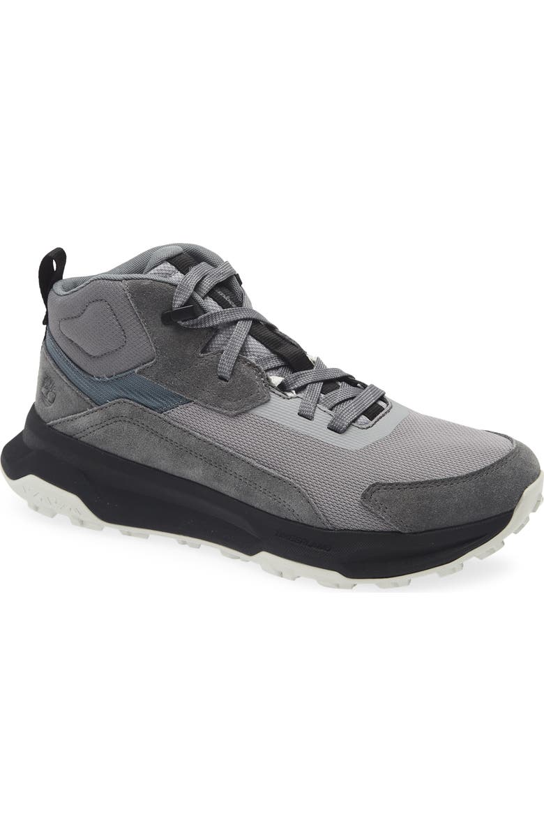 Timberland Motion Ledge Mid Hiking Boot, Main, color, Medium Grey Suede