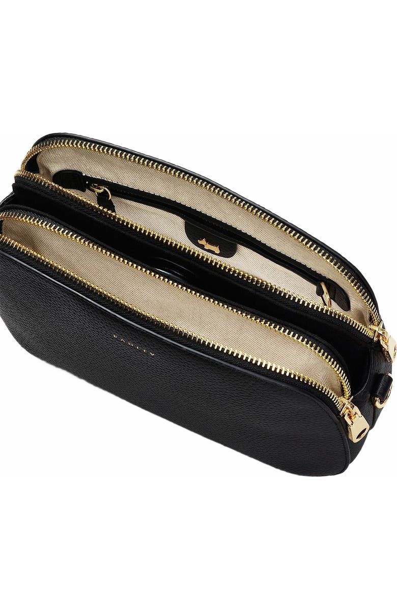 Radley Dukes Place Medium Ziptop Crossbody Bag, Alternate, color, Black