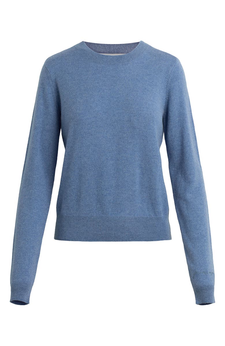 Favorite Daughter Cashmere Crewneck Sweater, Alternate, color, River Blue