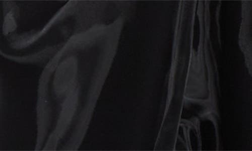 Maison Margiela Gestural Cutting Organza & Stretch Wool Midi Dress In Black