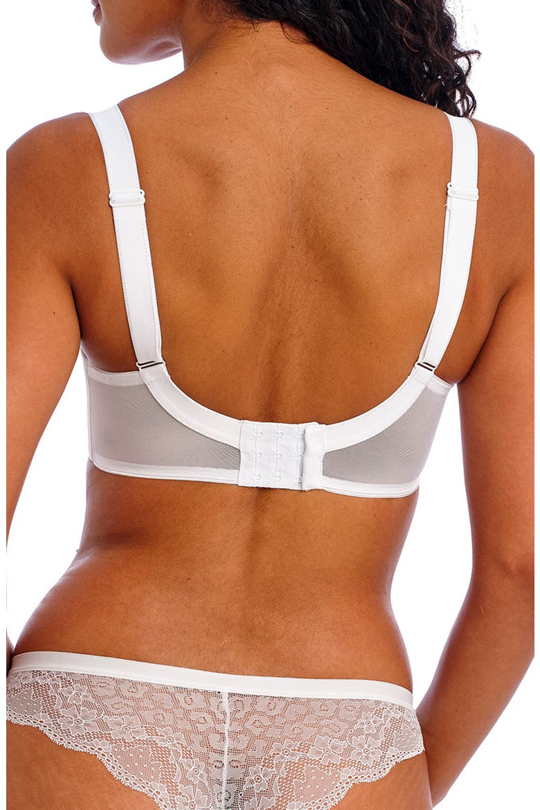 Fancies Underwire Balconette Bra, Alternate, color, WHITE