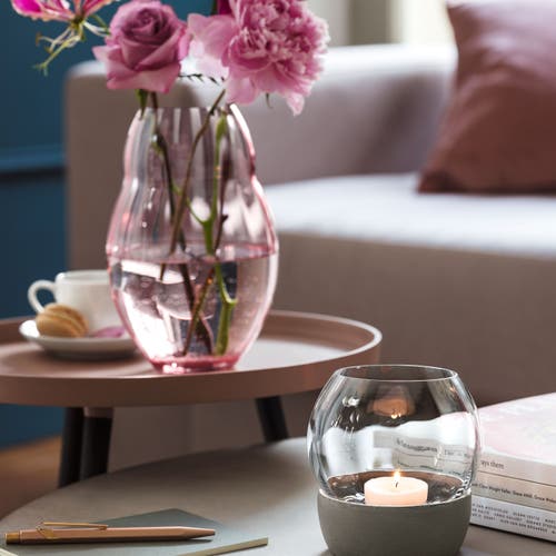 Villeroy & Boch Rose Garden Home Collection Vase In Pink