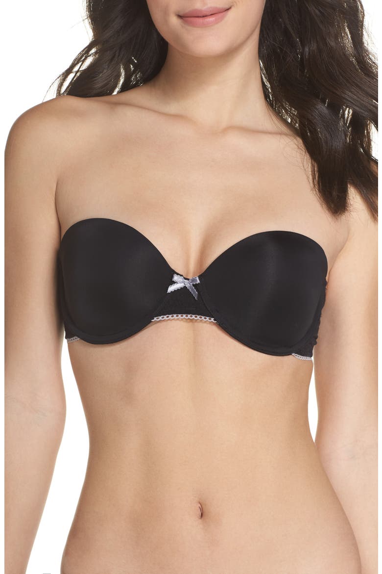 Modern Method Strapless Underwire Bra, Main, color, NIGHT