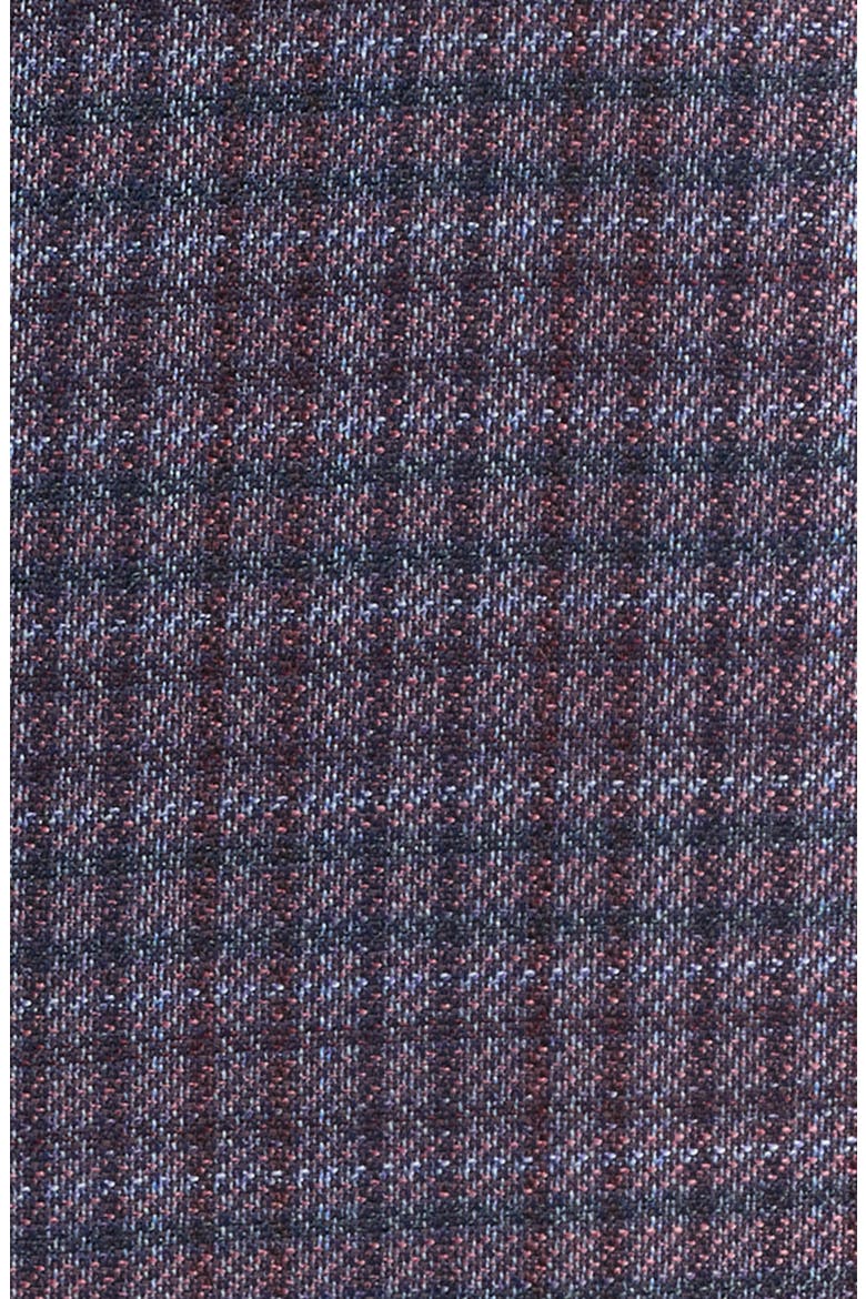Patterned Virgin Wool Sport Coat, Alternate, color, RASPBERRY