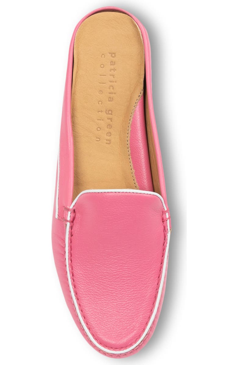 patricia green Jill Piped Mule, Alternate, color, Hot Pink/ White Leather