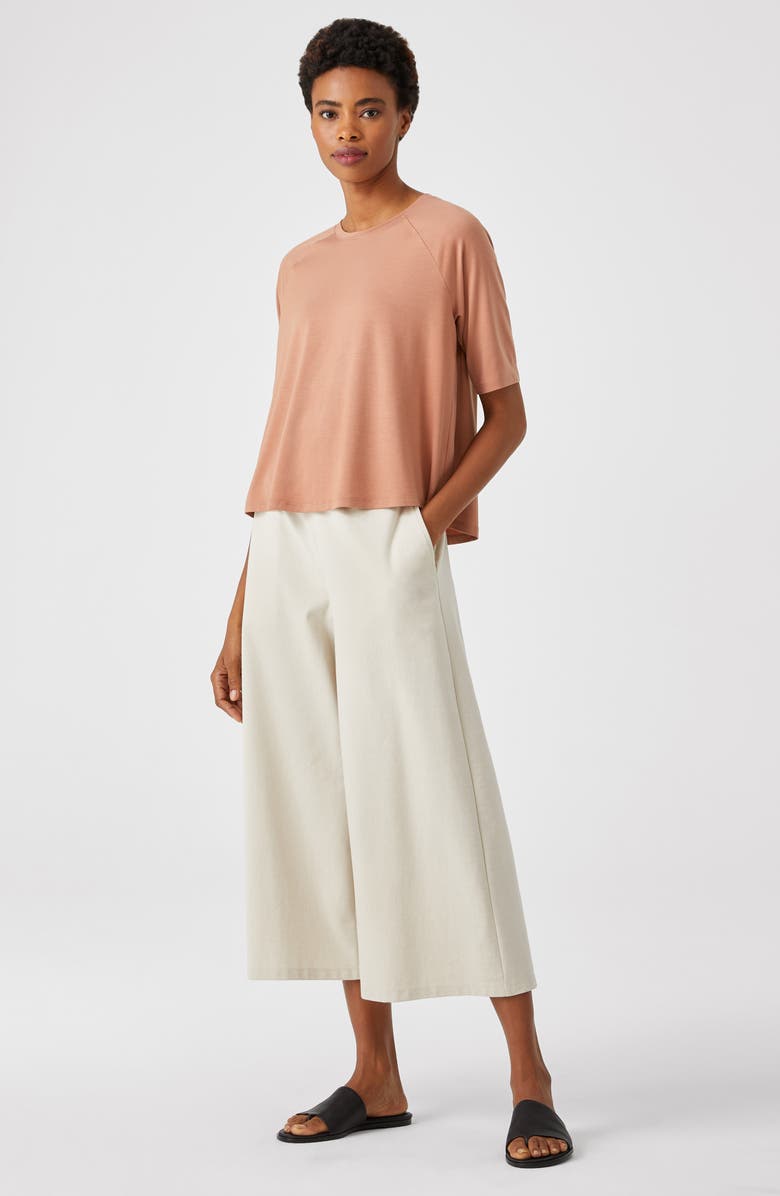 Eileen Fisher Elbow Sleeve Top, Alternate, color, 
