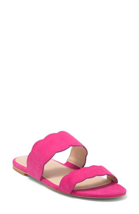 Santorini Scallop Slide Sandal (Women)