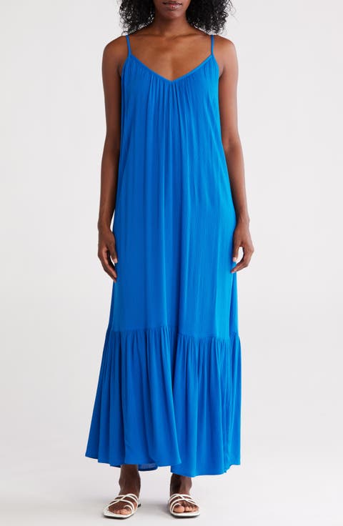 Gauze Tiered Maxi Dress