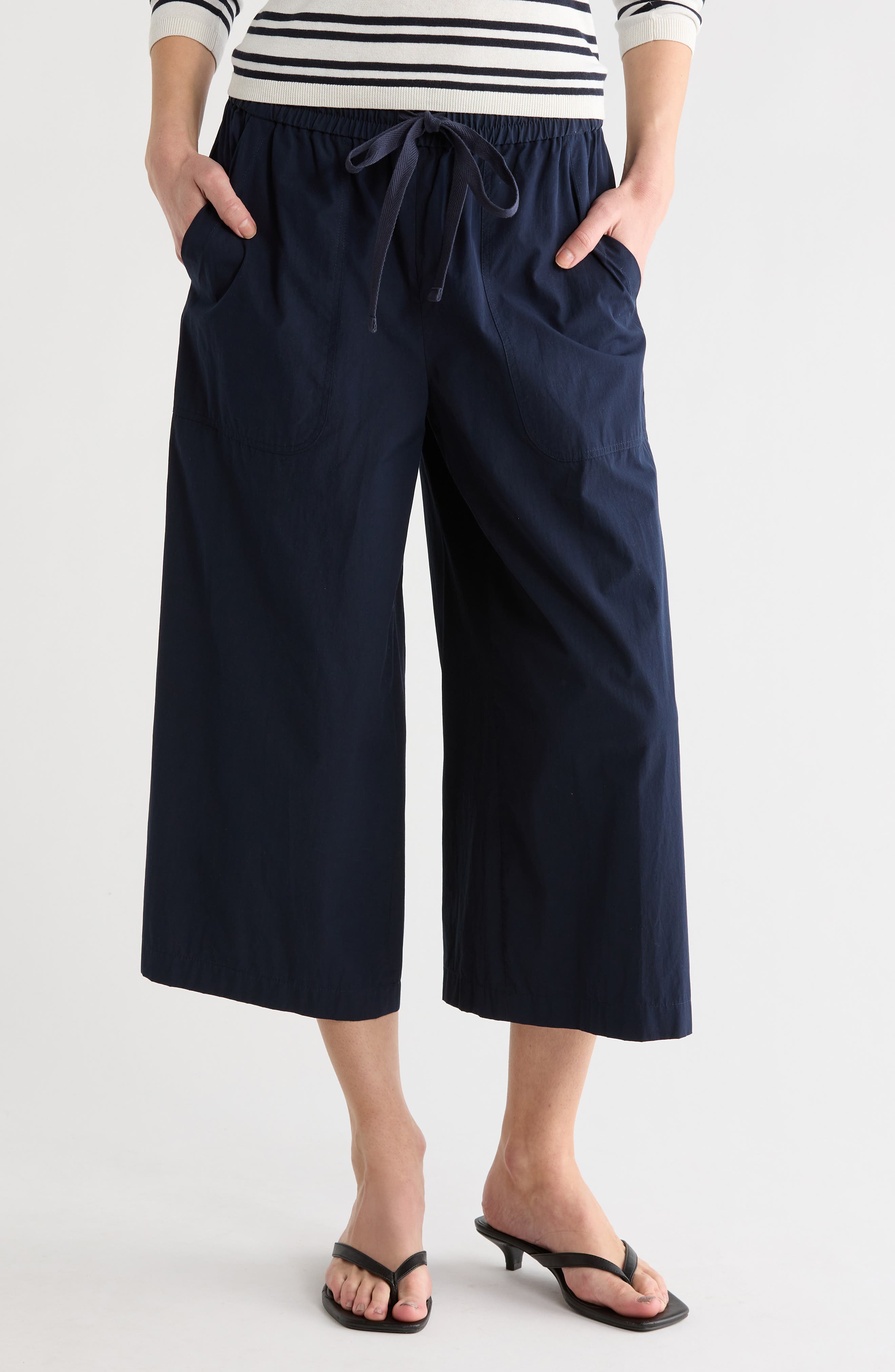 TWP Main St. Cotton Wide Leg Pants