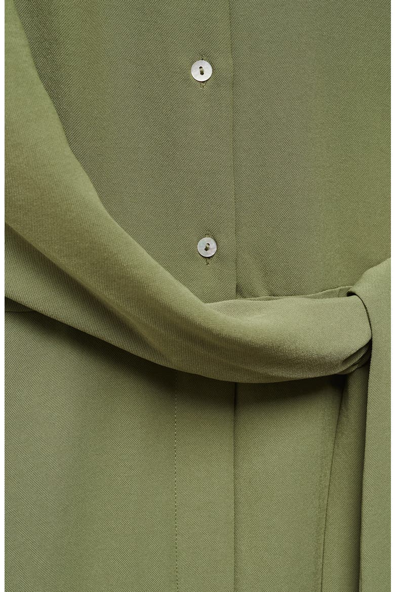 Tie Waist Wide Leg Jumpsuit, Alternate, color, GREEN
