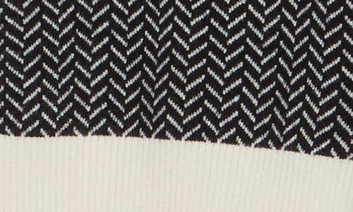 Calvin Klein Chevron Sweater Cardigan In Multi