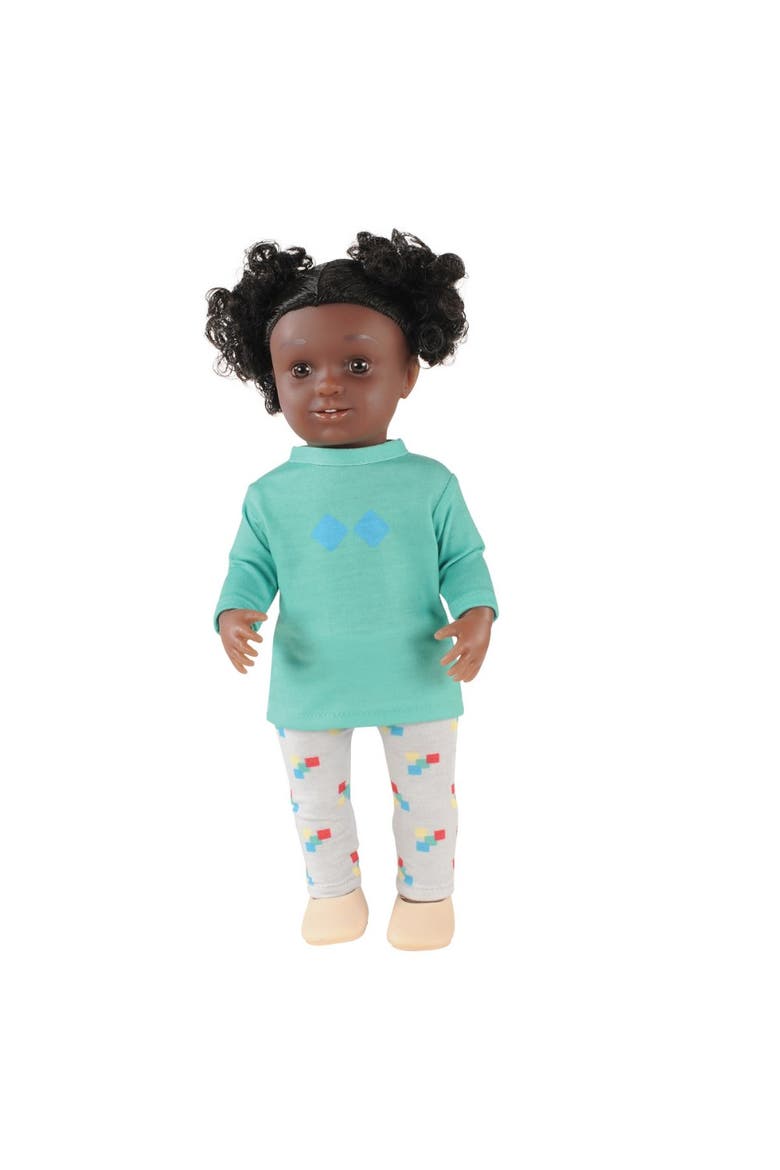 13" Multiethnic Doll - African American Girl, Main, color, Multicolored