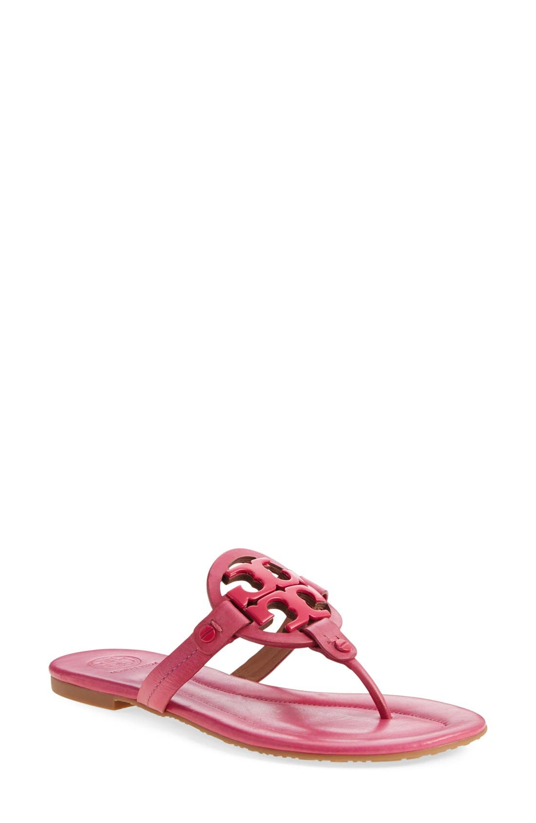 'Miller 2' Logo Sandal, Main, color, SAUCY PINK
