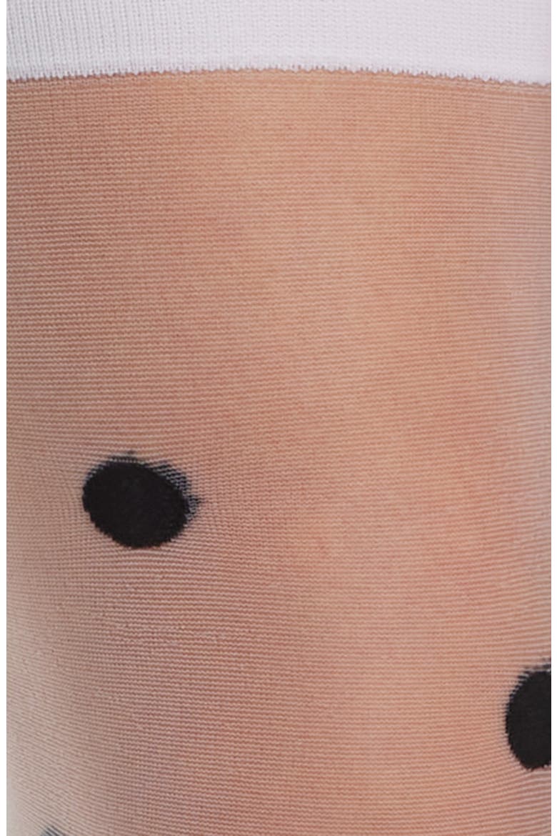 Impanema Thigh High Stockings, Alternate, color, WHITE DOT