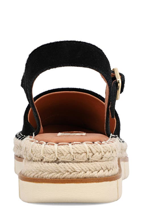 Mia Verona Espadrille Sandal In Black