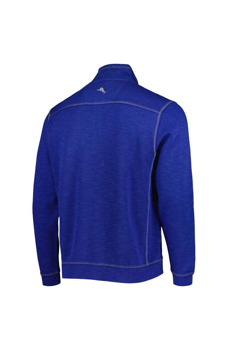 Tommy Bahama Men's Tommy Bahama Royal Florida Gators Sport Tobago Bay Tri-Blend Mock Neck Half-Zip Jacket, Alternate, color, 