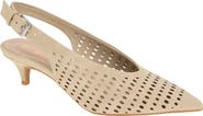 BCBG Pawnee Slingback Pointed Toe Kitten Heel Pump