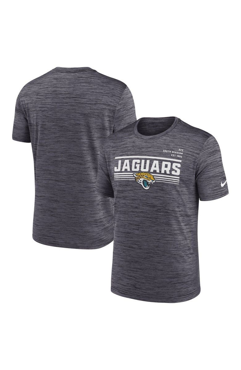 Nike Men's Nike Anthracite Jacksonville Jaguars Yardline Velocity Performance T-Shirt, Main, color, 