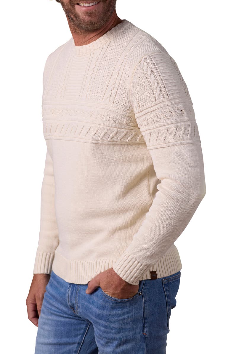 The Normal Brand Fisherman Crewneck Sweater, Alternate, color,
