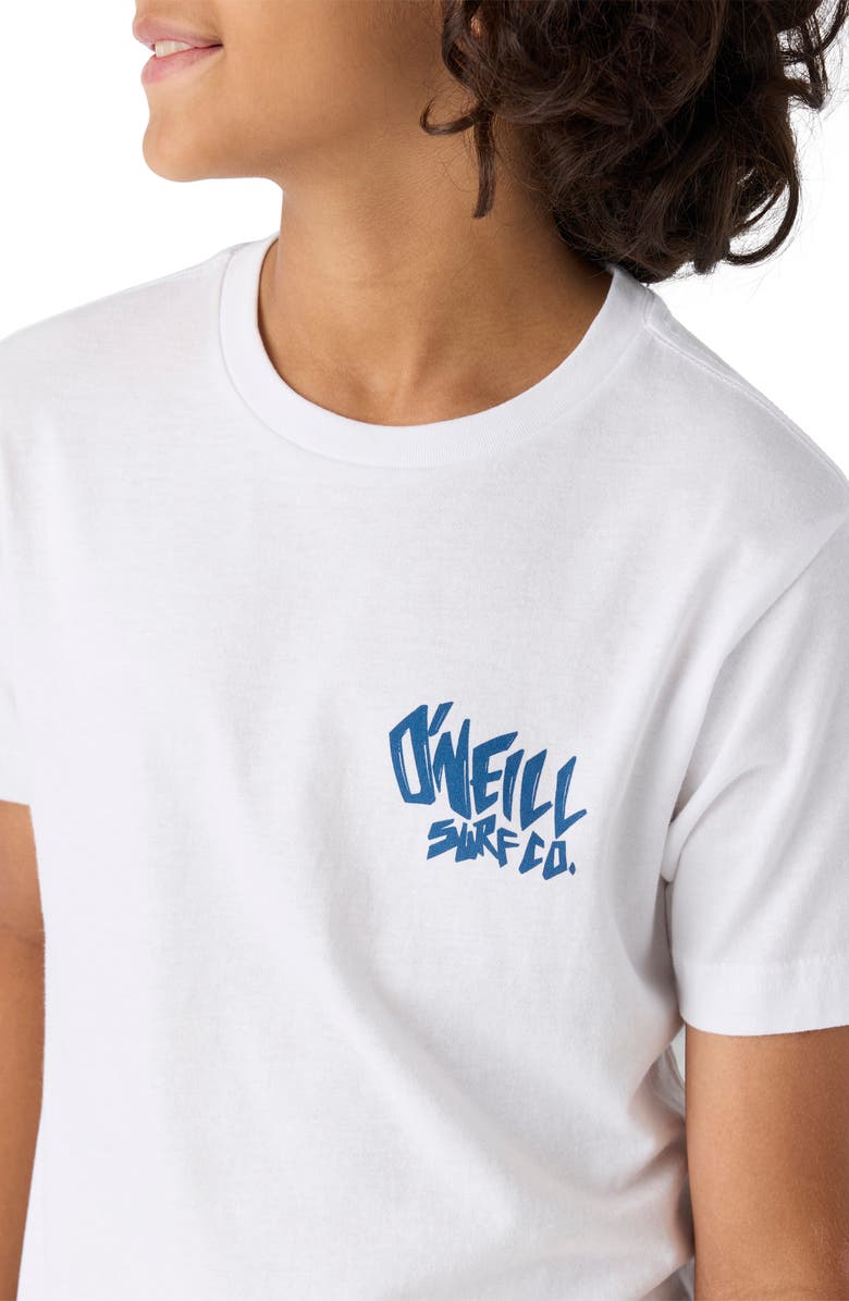 O'Neill Kids' Drop-In Graphic T-Shirt, Alternate, color, White