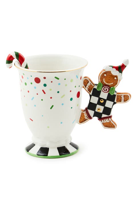 Bake Shop 2-Piece Gingerbread Handle Mug Set