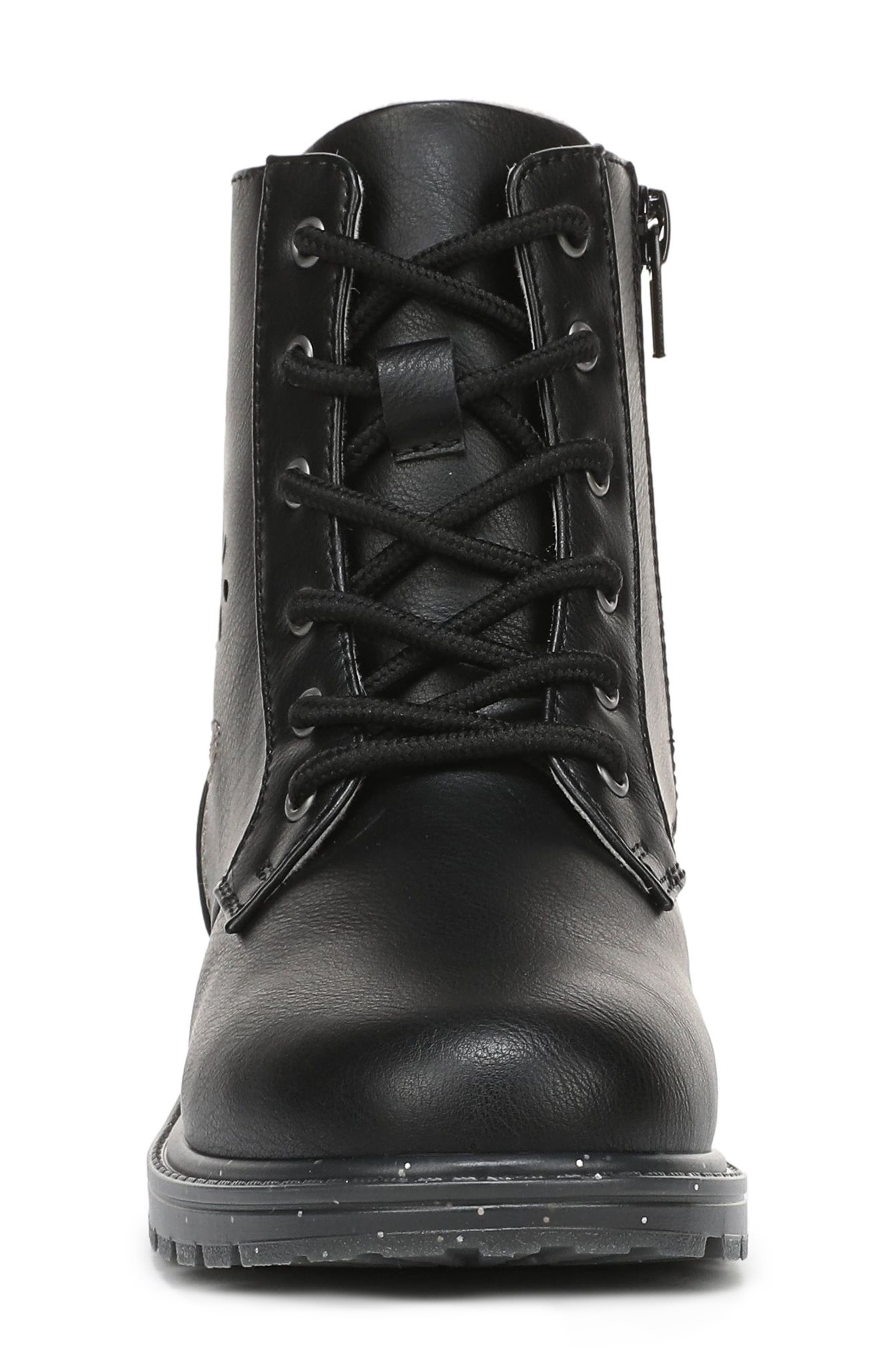 Kids' Rena 2 Faux Leather Boot, Alternate, color, BLACK/ RAINBOW FAUX LEATHER