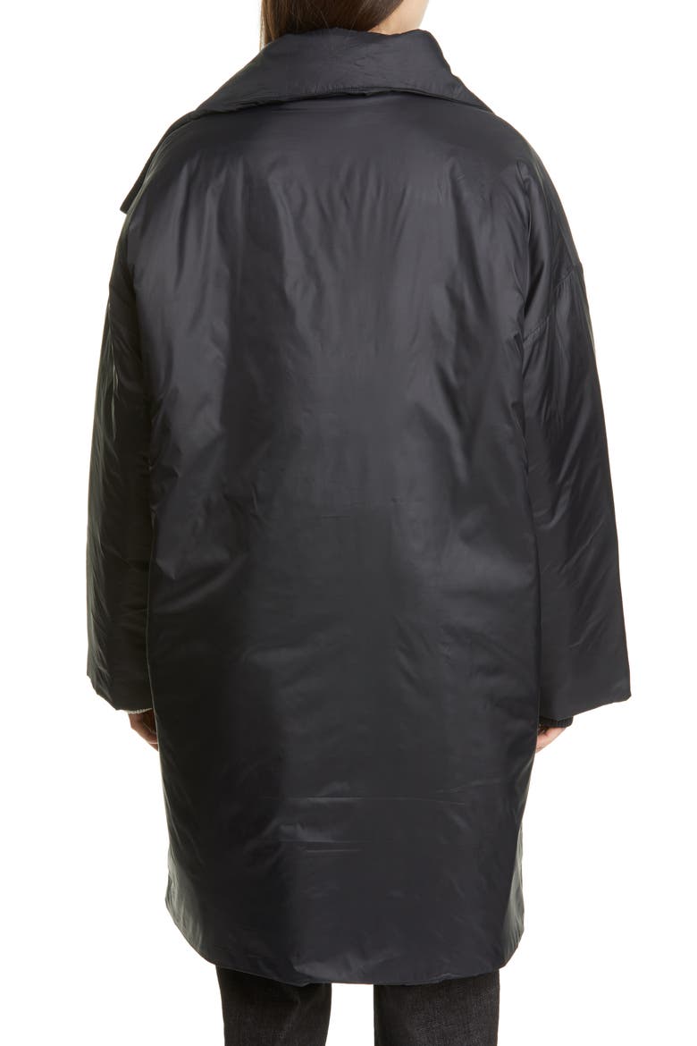 Recycled Nylon Coat (Nordstrom Exclusive), Alternate, color, BLACK