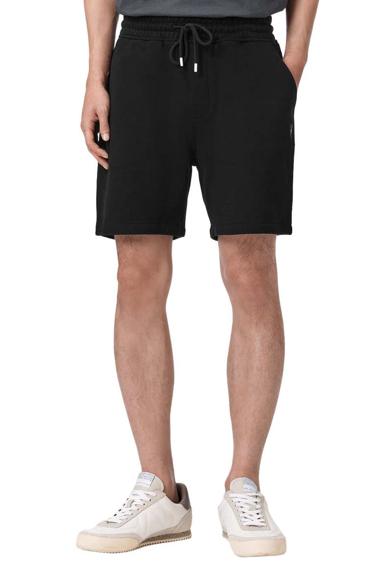 Asher Sweat Shorts, Main, color, JET BLACK