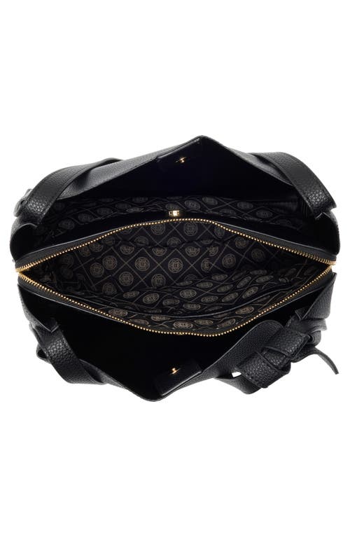 Nanette Lepore Ariana Triple Section Shoulder Bag In Black