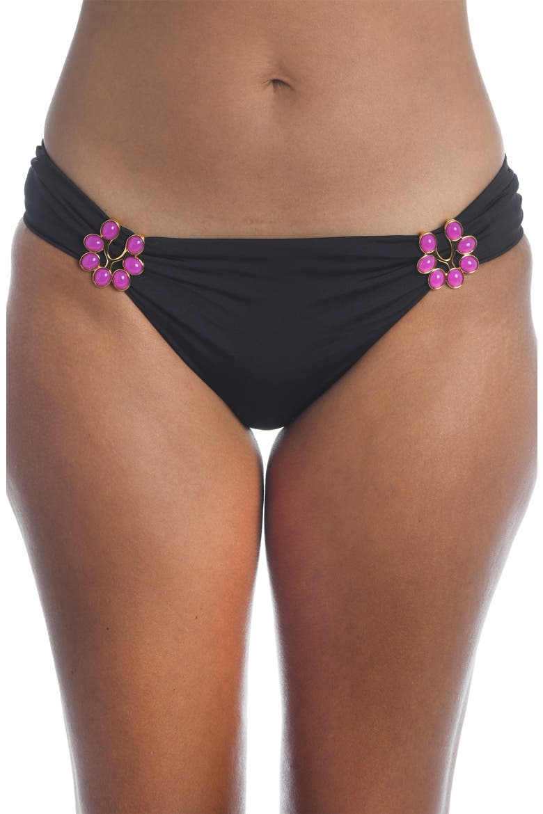 Bijou Solid Hipster Bikini Bottoms, Main, color, BLACK