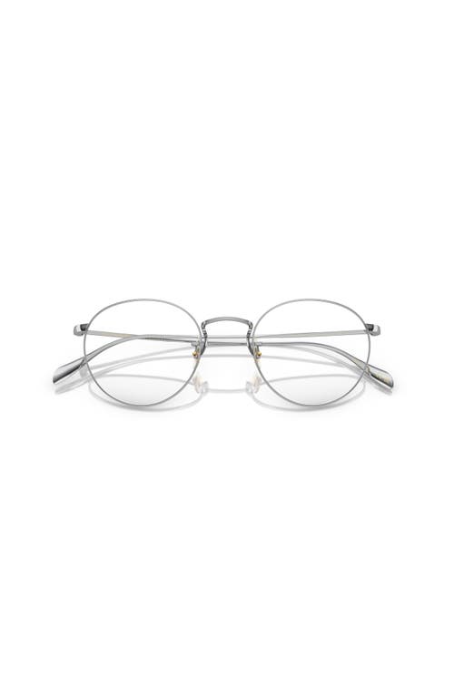 Oliver Peoples 47mm Phantos Optical Glasses In Metallic