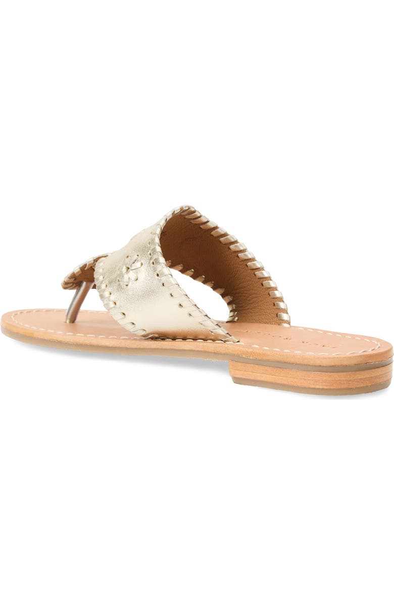 Jack Rogers Kids' Jacks Flip Flop, Alternate, color, Platinum