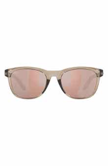 Aleta 54mm Mirrored Polarized Round Sunglasses