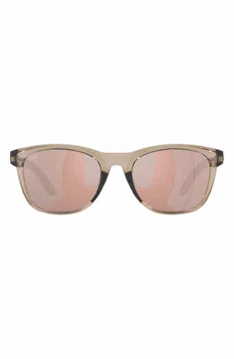 Aleta 54mm Mirrored Polarized Round Sunglasses