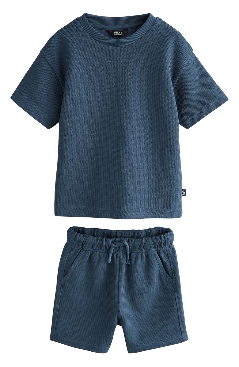 NEXT Kids' 2-Pack Assorted T-Shirts & Shorts Set, Alternate, color, Blue