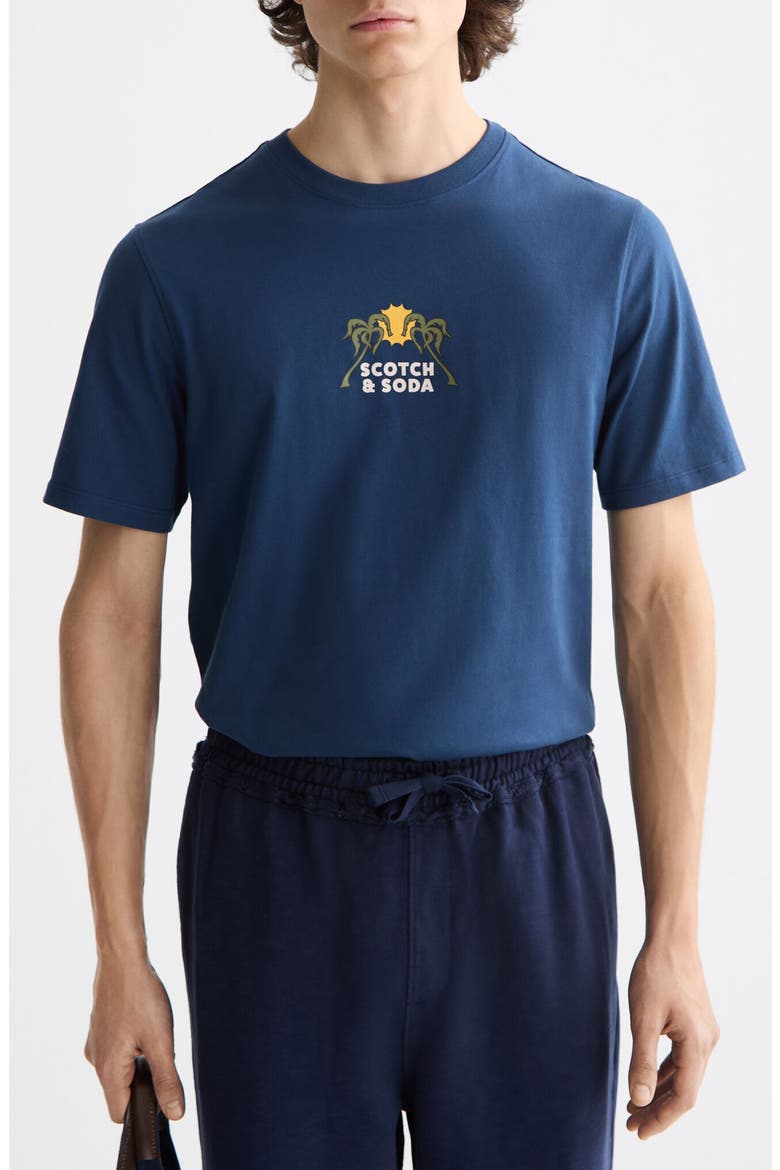 Crewneck Graphic T-Shirt, Main, color, INSIGNIA BLUE