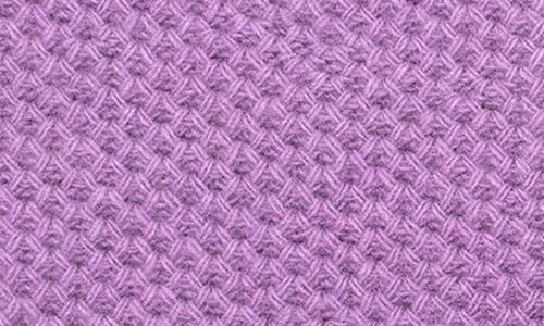 Portolano Popcorn Stitch Slouchy Beanie In Purple