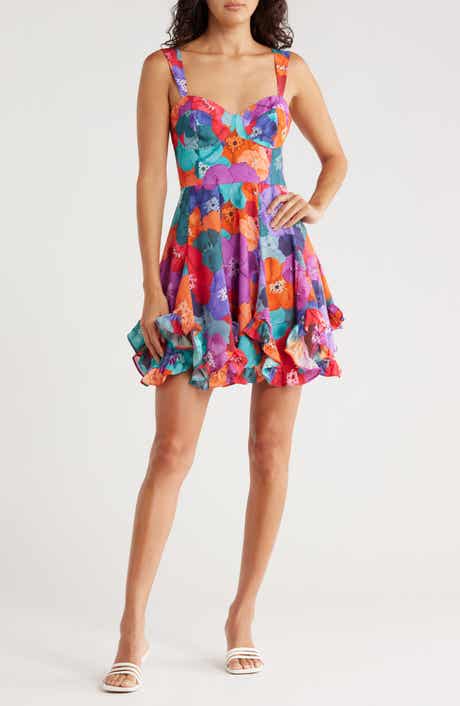 Hutch Scallop Hem Fit and Flare Dress