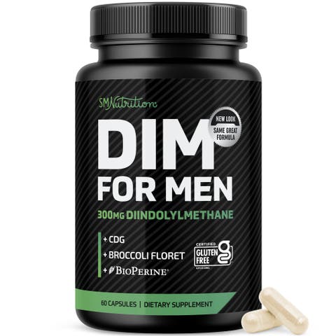 DIM 300mg Estrogen Balance Complex Capsules, Men, 60ct