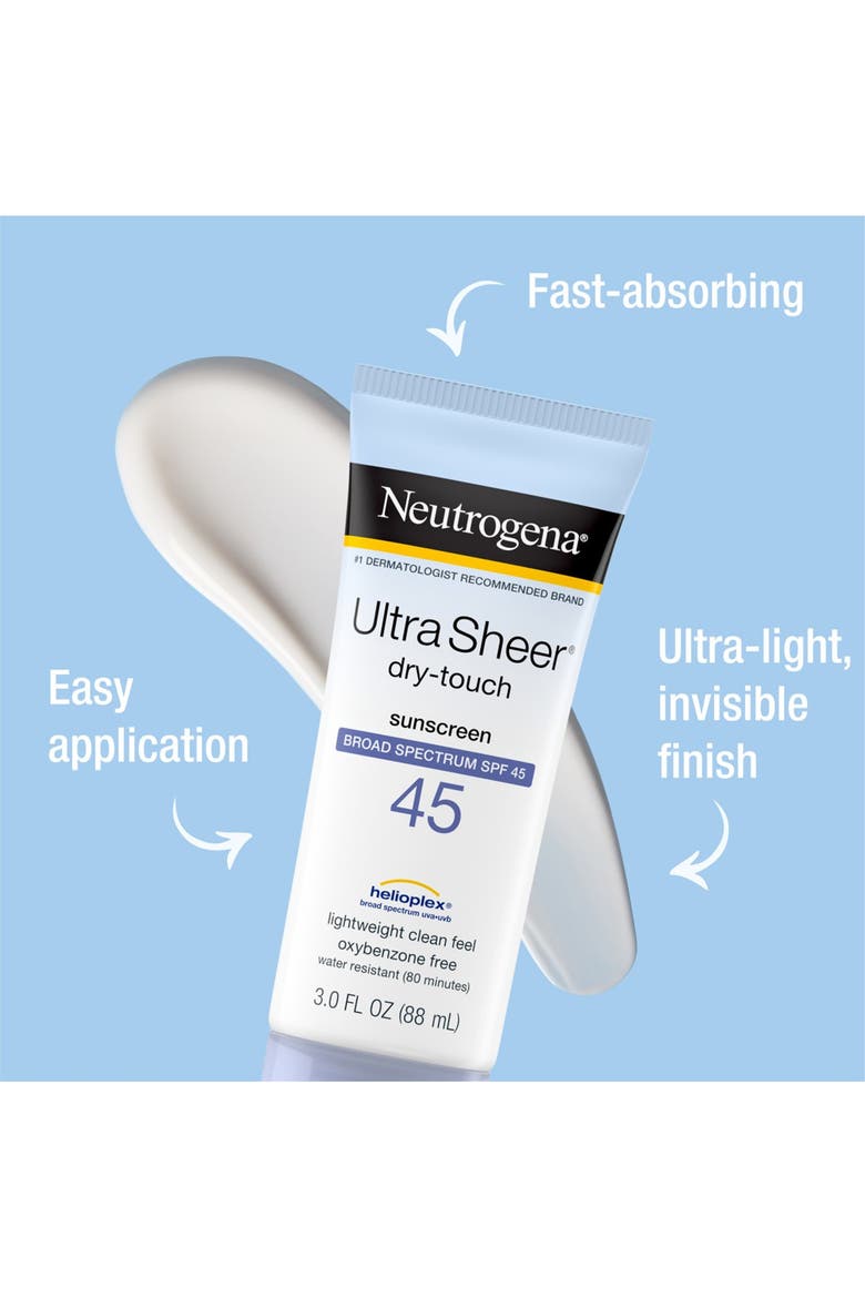 Ultra Sheer Dry-Touch SPF 45 Sunscreen - Set of 2, Alternate, color, NO COLOR