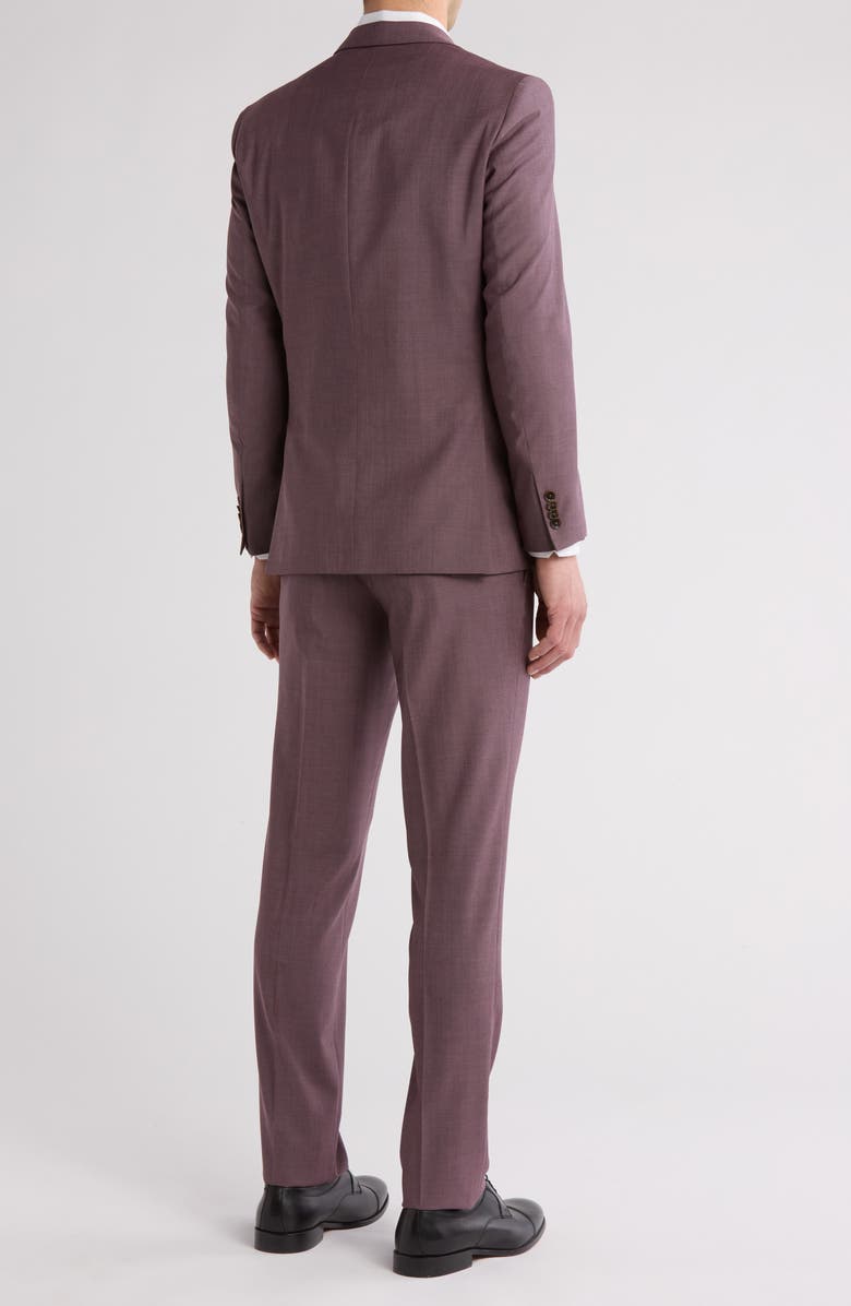 Ted Baker London Plaid Jarrow Slim Fit Wool Suit, Alternate, color,