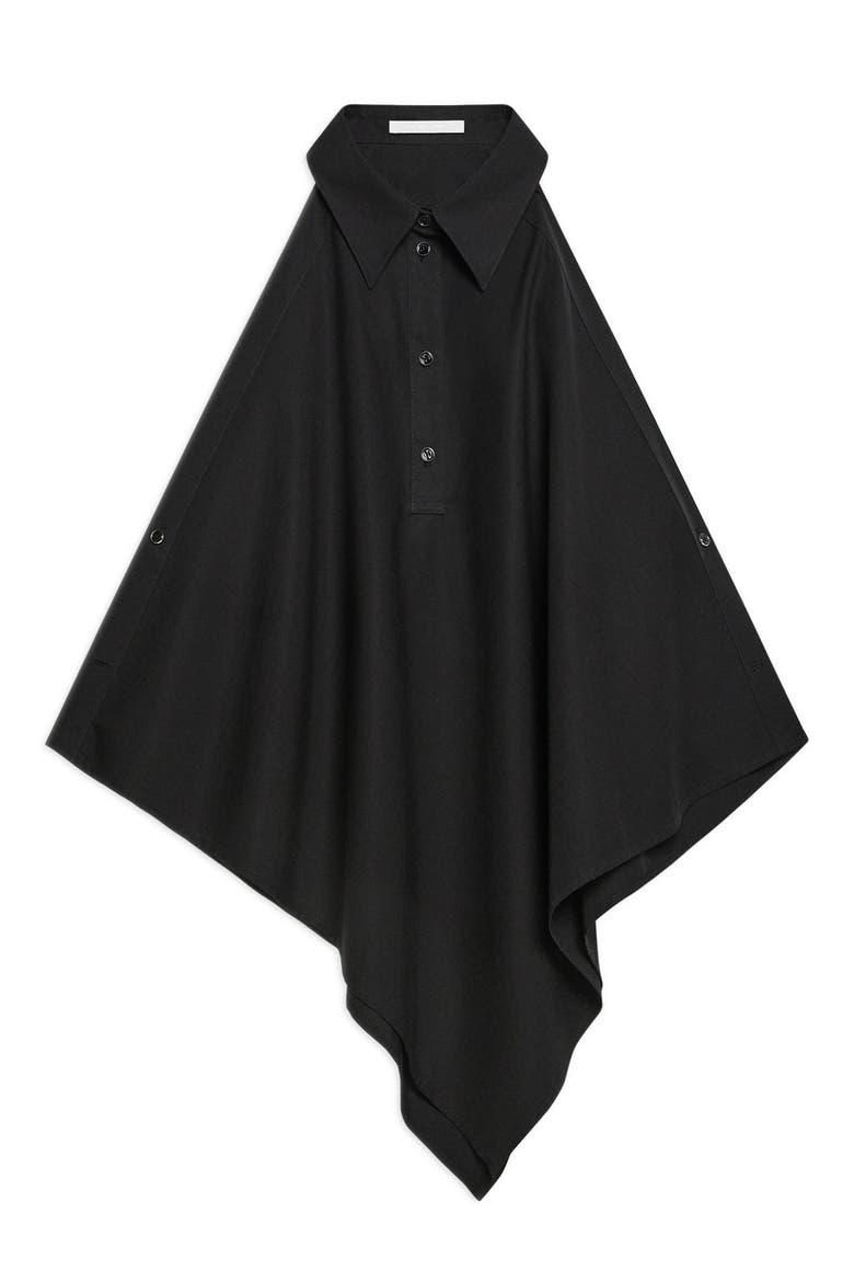 Sleeveless Cotton Shirt, Alternate, color, BLACK
